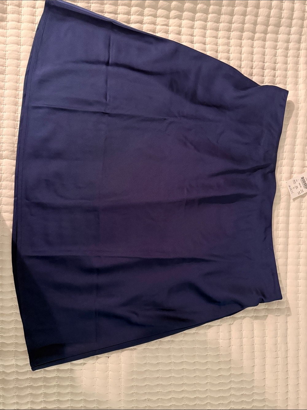 NWT J. Crew Navy A-Line Skirt size large